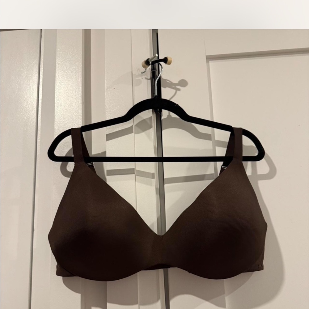Brown Skims wireless T shirt bra 42D